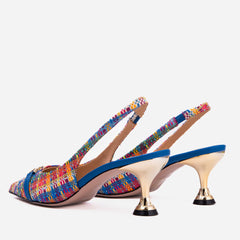 The Zoe Leather Slingback Sandal On Sale