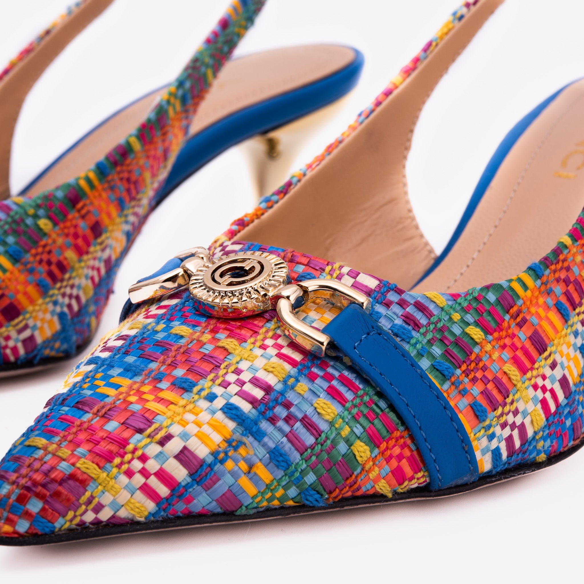 The Zoe Leather Slingback Sandal On Sale
