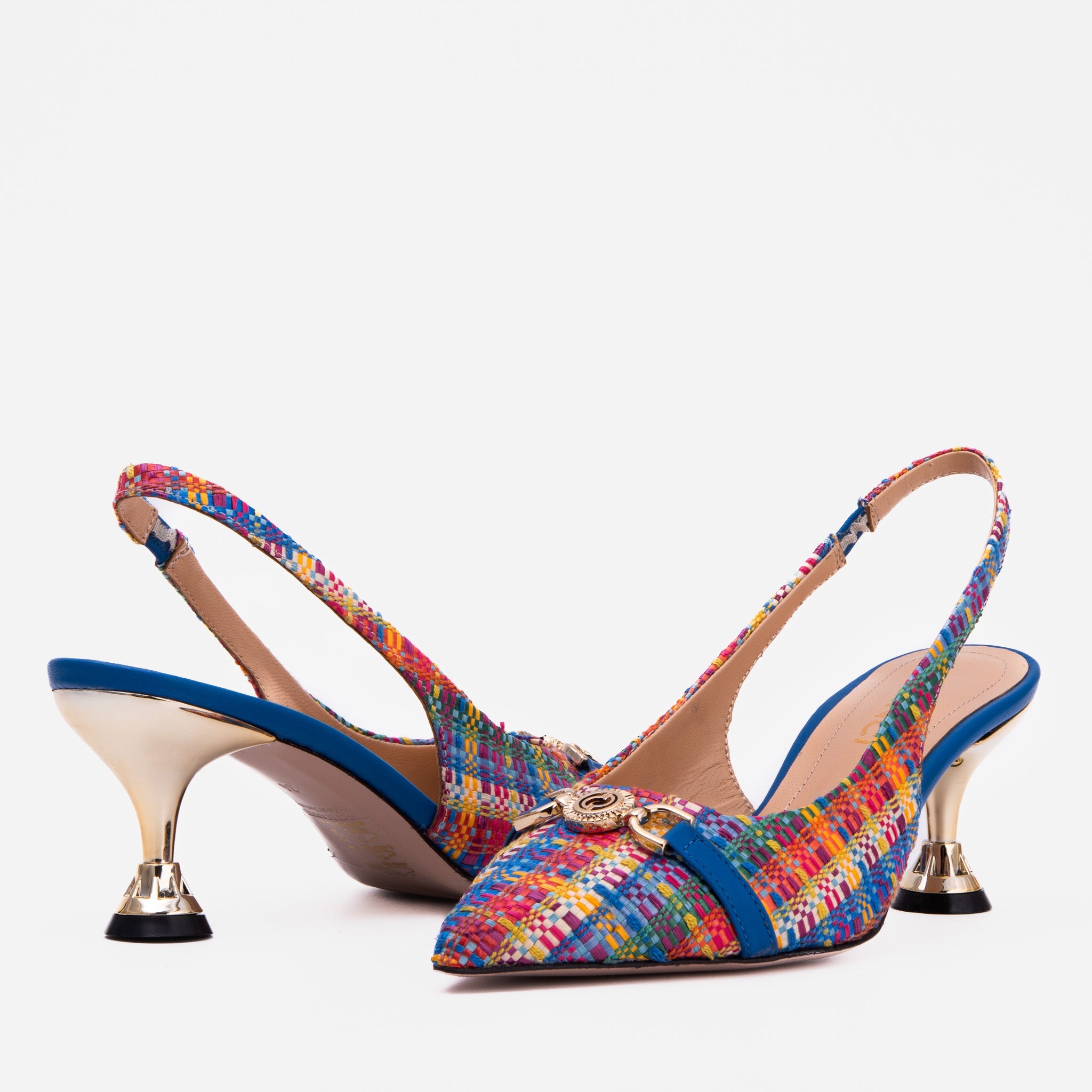 The Zoe Leather Slingback Sandal On Sale