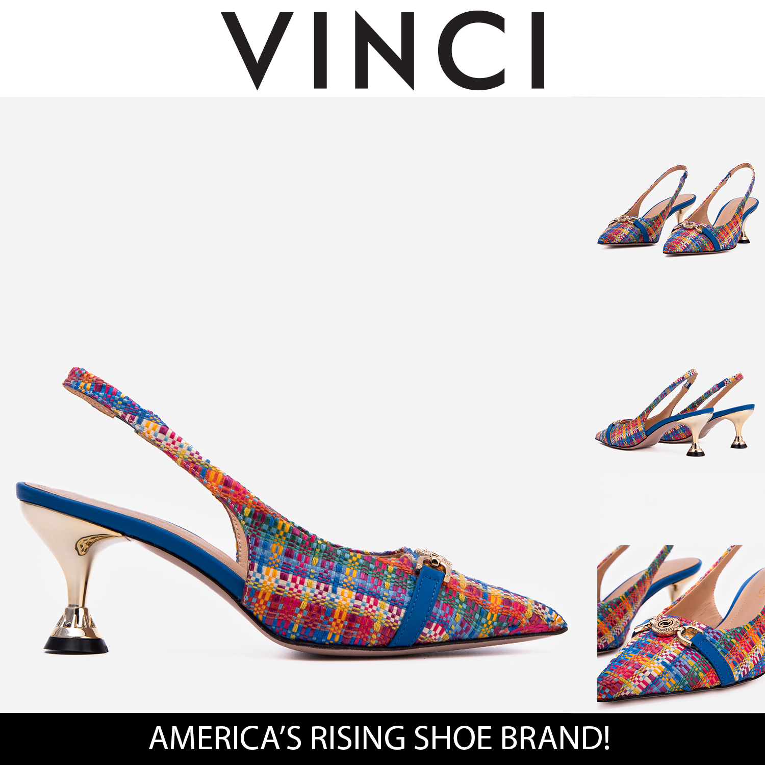The Zoe Leather Slingback Sandal On Sale