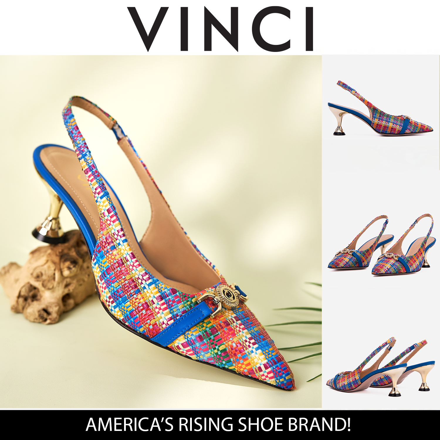The Zoe Leather Slingback Sandal On Sale