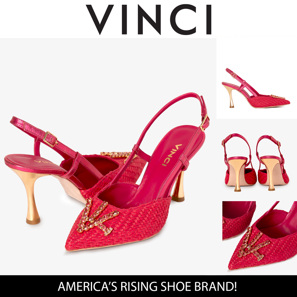 The Luna Fuchsia Leather Slingback Sandal Fine Craftsmanship