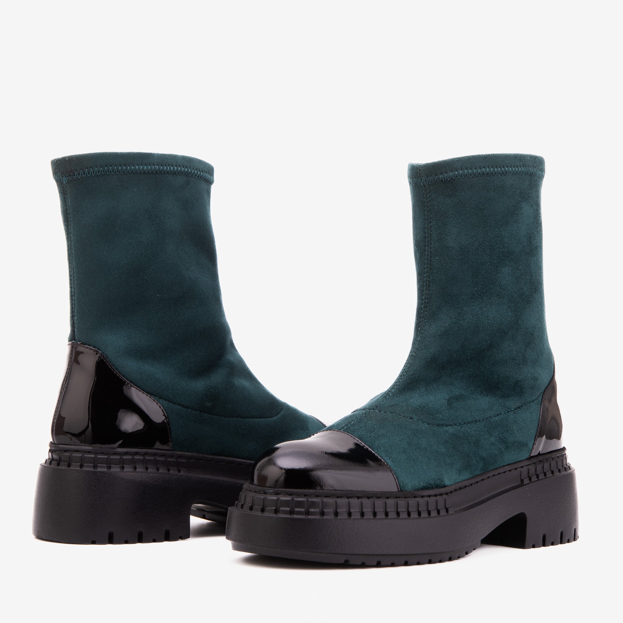 The Sorella Deep Teal Suede Leather Women’s Boot All New