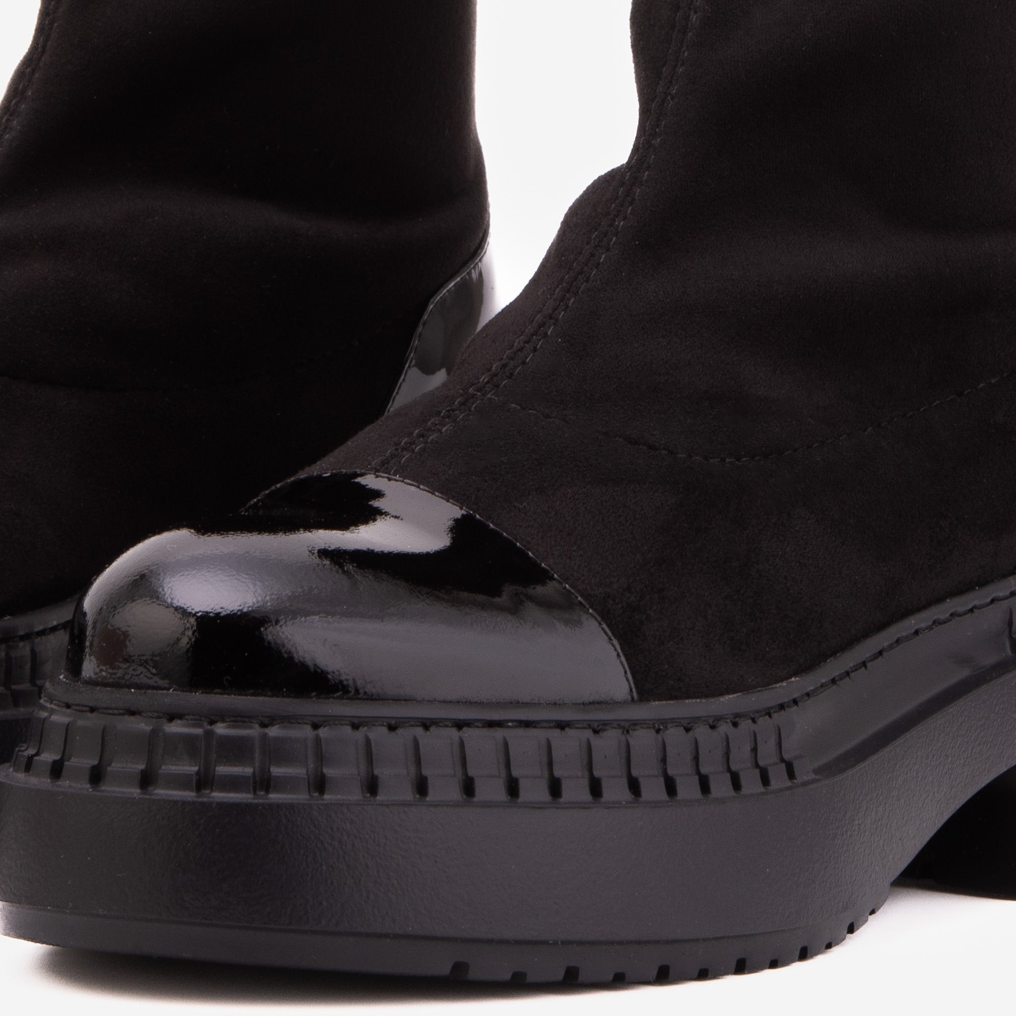 The Sorella Black Tip Suede Leather Women’s Boot Fine Craftsmanship