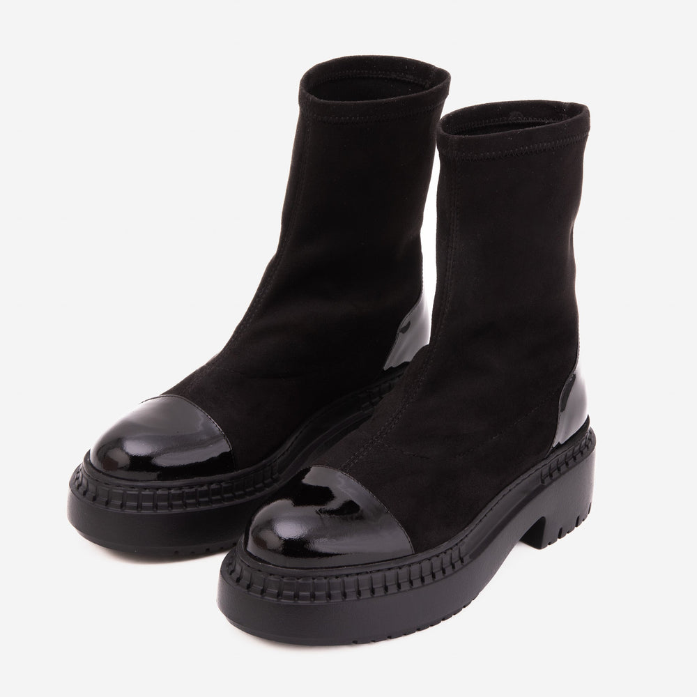 The Sorella Black Tip Suede Leather Women’s Boot Fine Craftsmanship