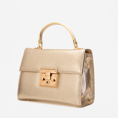 The Ege Gold Leather Handbag All New