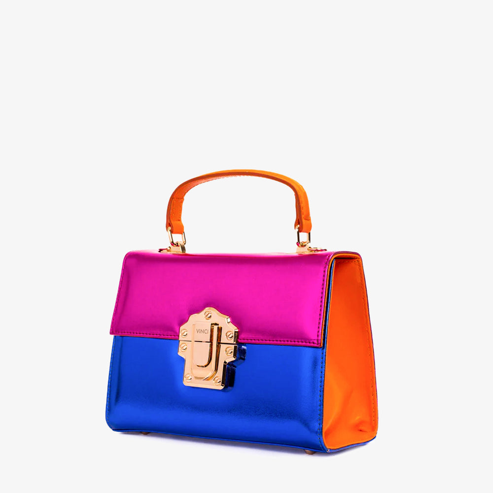 The Duffryn Fuschia Leather Handbag Universal Fit
