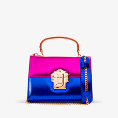 The Duffryn Fuschia Leather Handbag Universal Fit