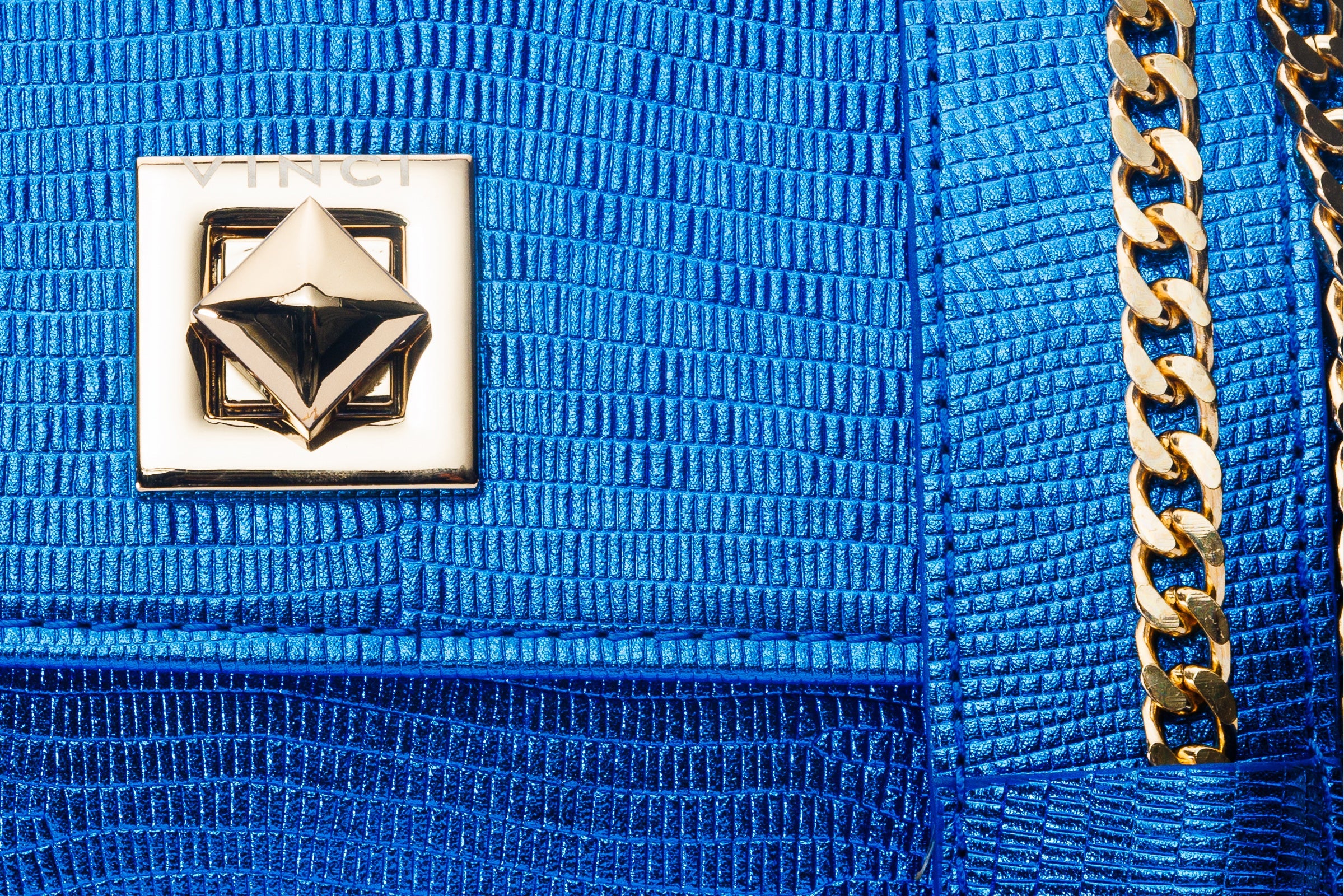 The Maple Sax Blue Leather Handbag For Sale