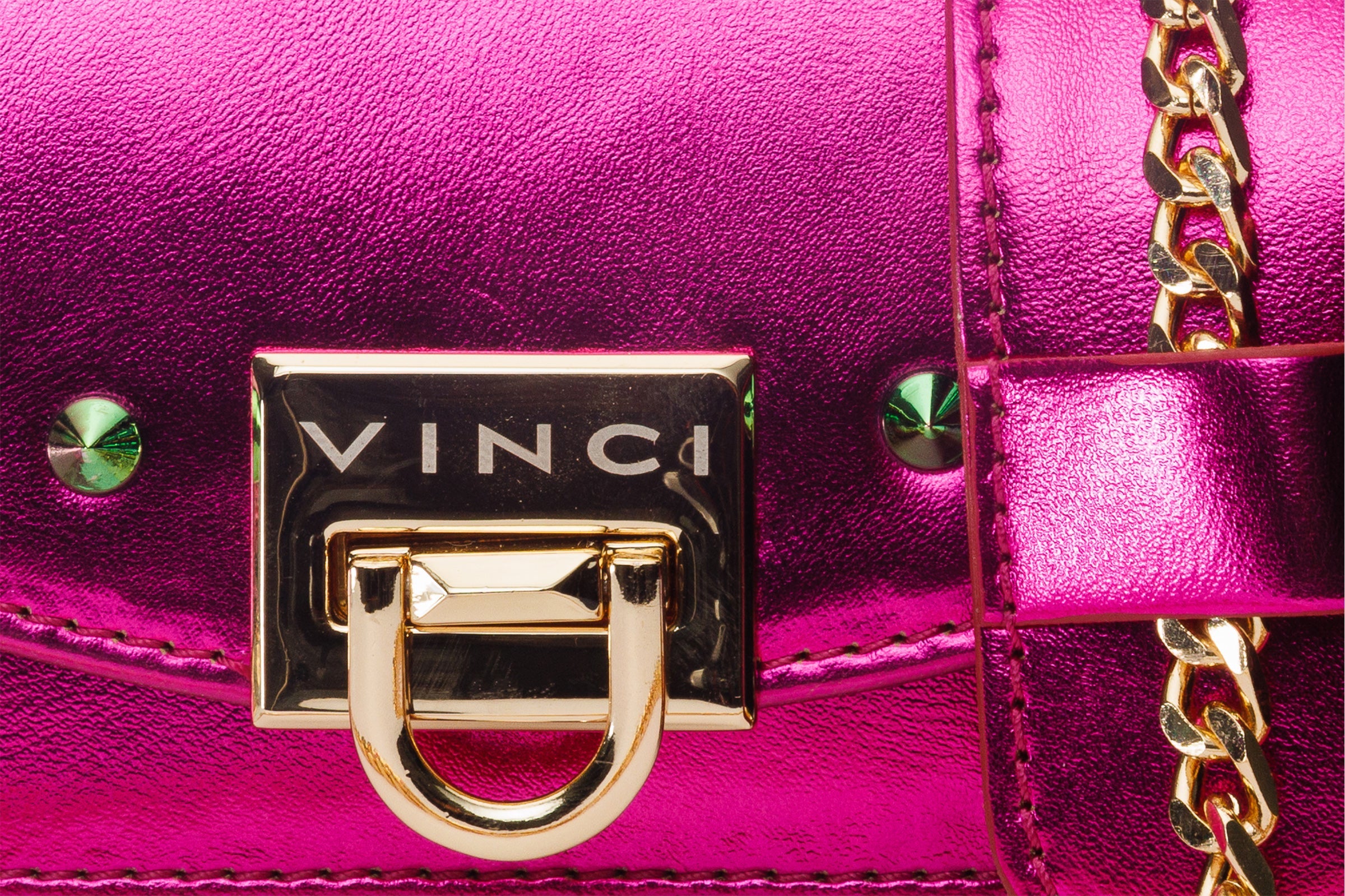 The Caris Fuchsia Leather Handbag Fine Craftsmanship