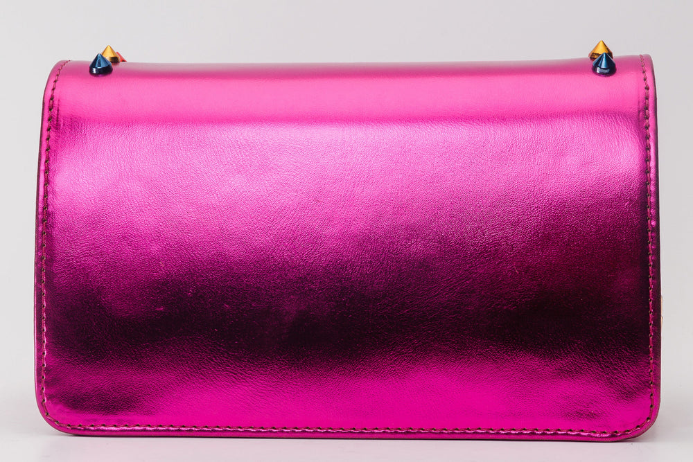 The Caris Fuchsia Leather Handbag Fine Craftsmanship