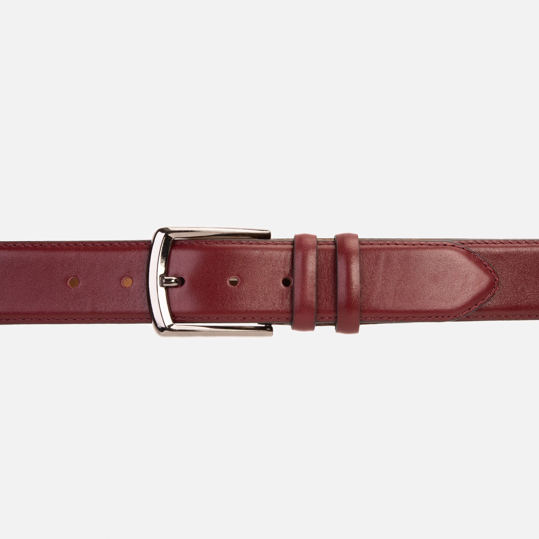 The Royal Hand Craft Burgundy Leather Belt Exclusive Style