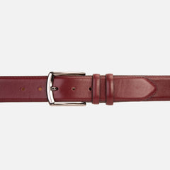 The Royal Hand Craft Burgundy Leather Belt Exclusive Style