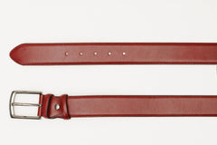 The Royal Hand Craft Burgundy Leather Belt Exclusive Style