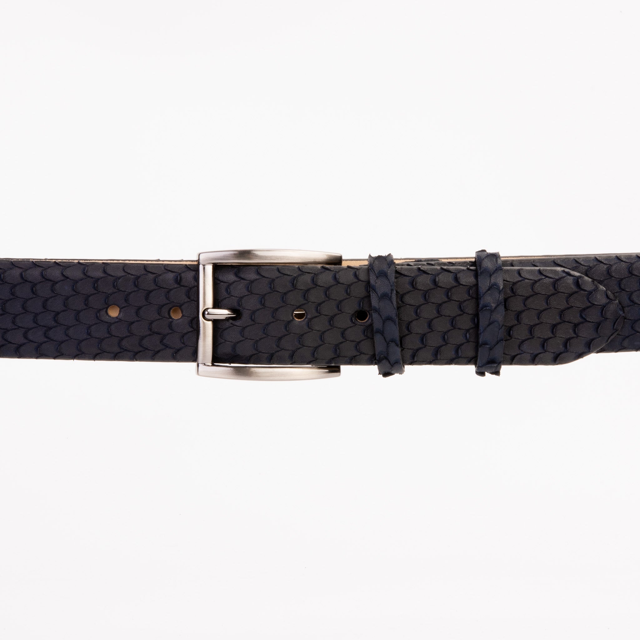 The Majesty Navy Blue Leather Belt Exclusive Style