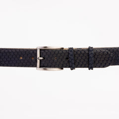 The Majesty Navy Blue Leather Belt Exclusive Style