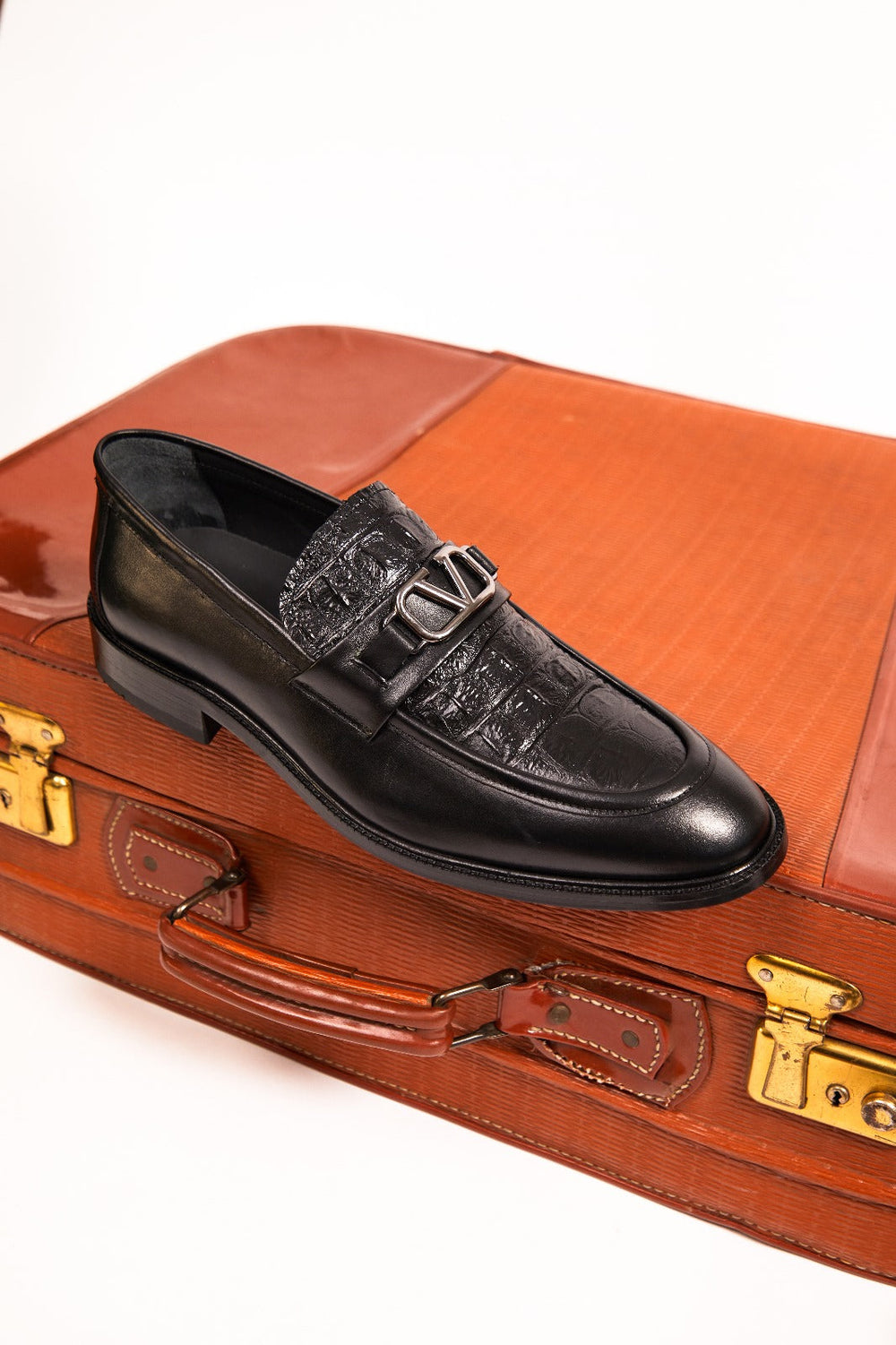 Amsterdam Black Bit Loafer Shoe On Sale
