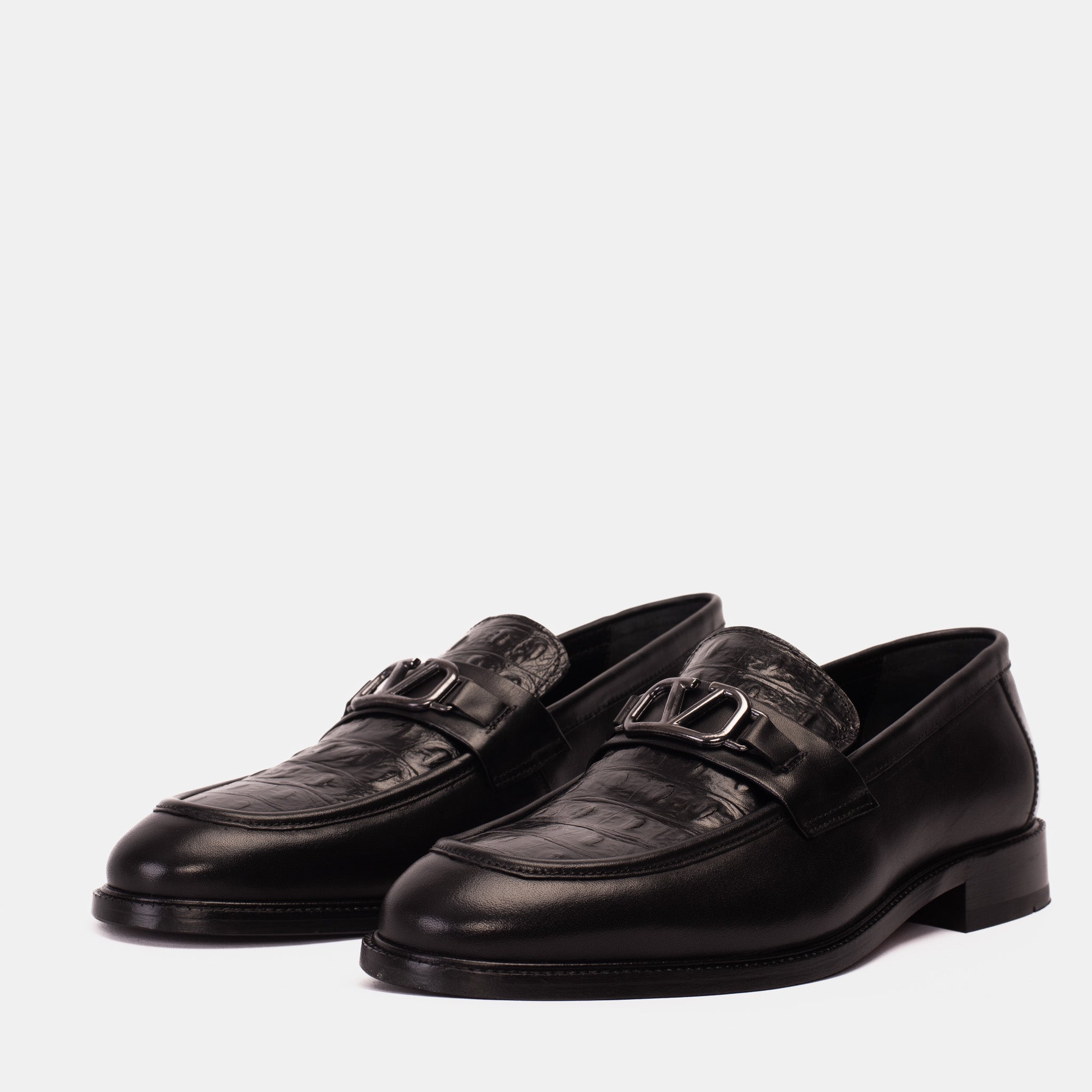 Amsterdam Black Bit Loafer Shoe On Sale