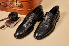 Amsterdam Black Bit Loafer Shoe On Sale