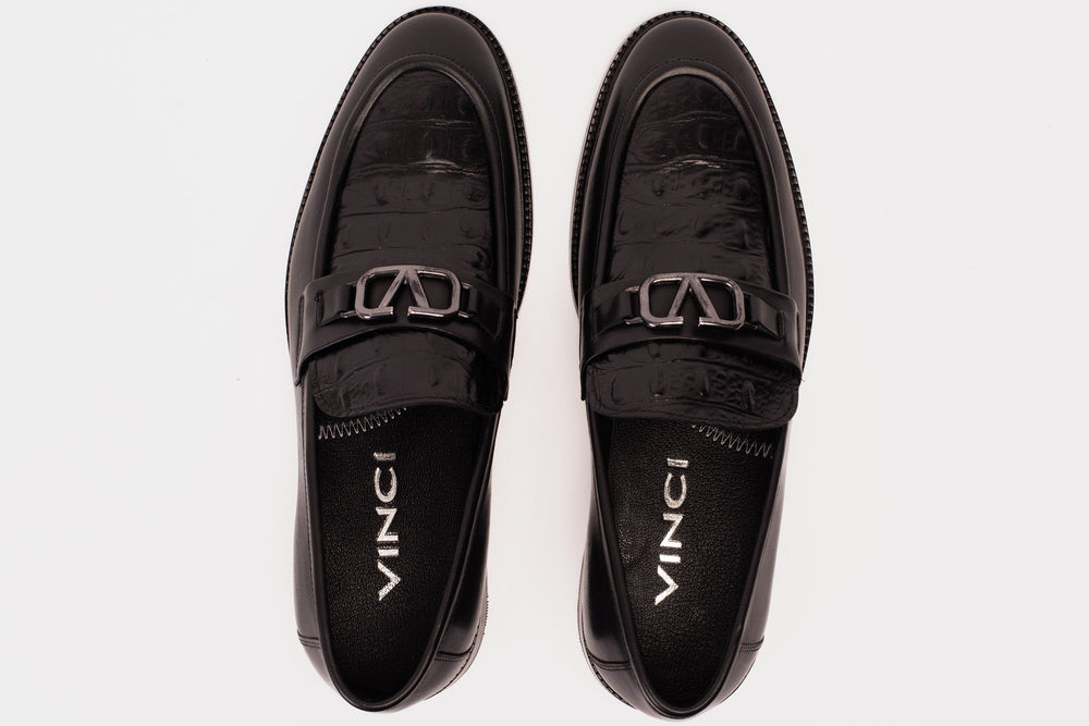 Amsterdam Black Bit Loafer Shoe On Sale