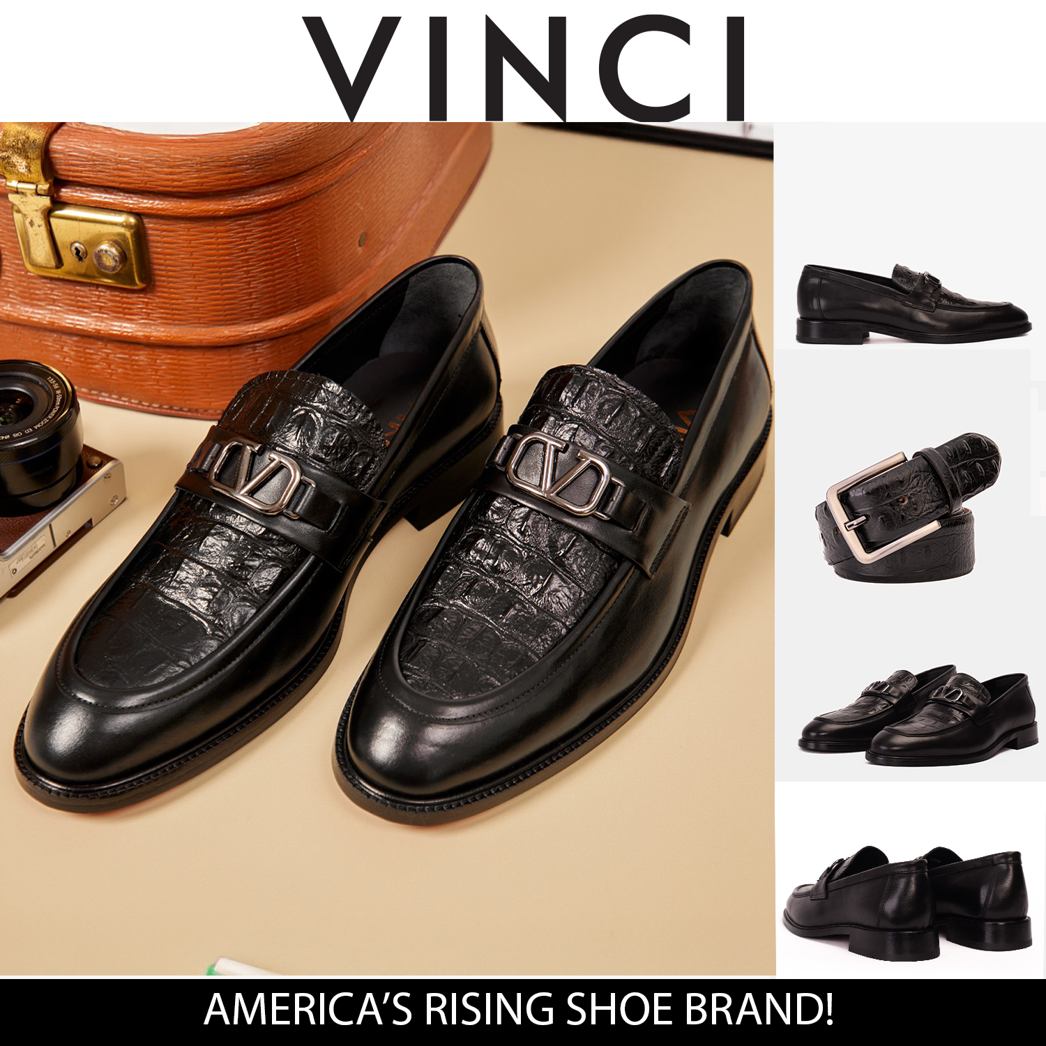 Amsterdam Black Bit Loafer Shoe On Sale