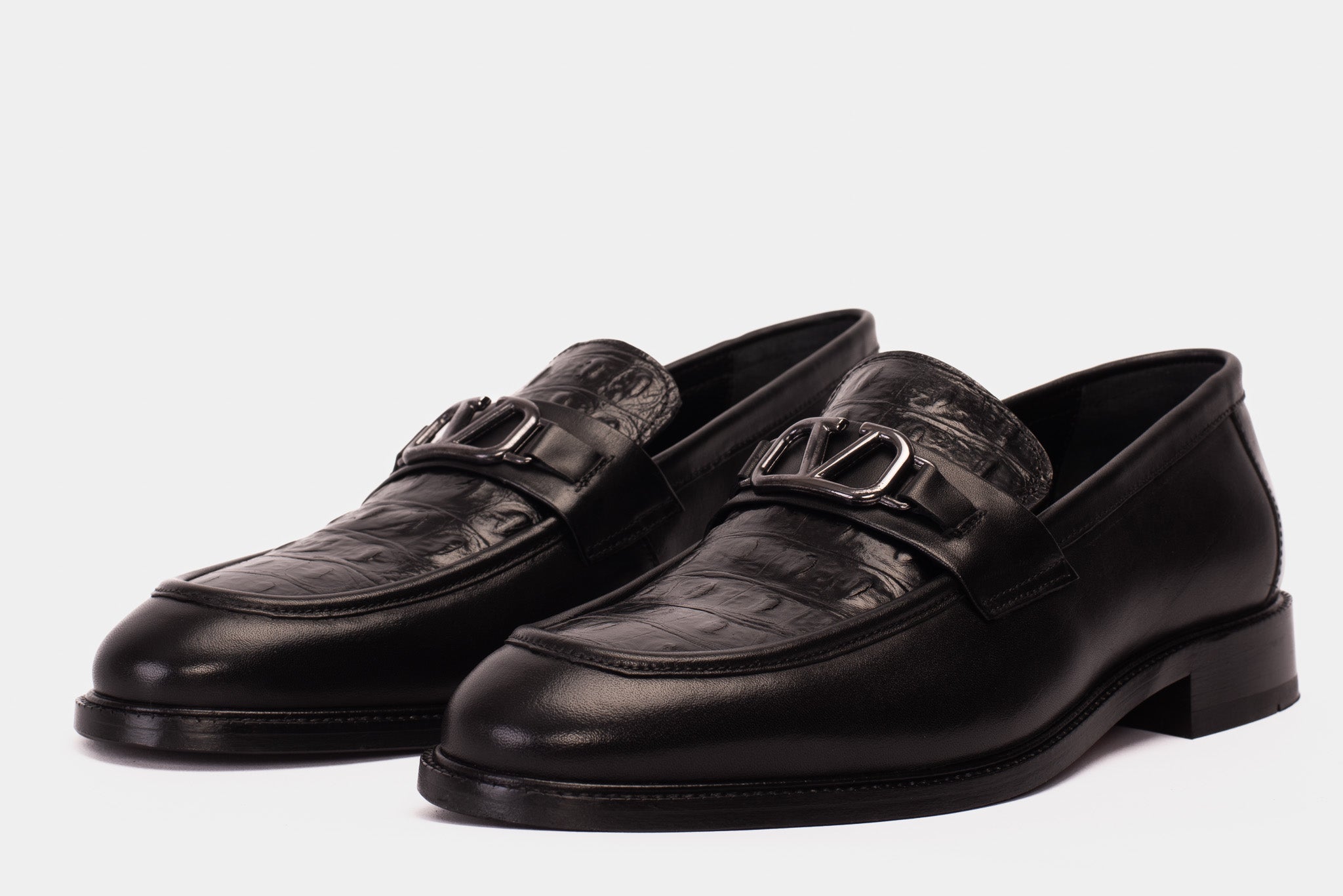 Amsterdam Black Bit Loafer Shoe On Sale