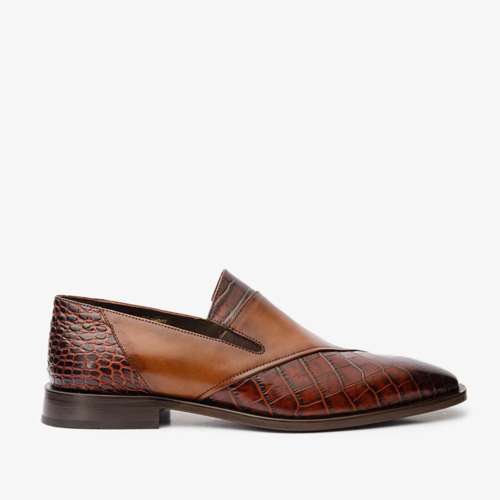 The Mississippi Tan Leather Loafer Shoe For Sale