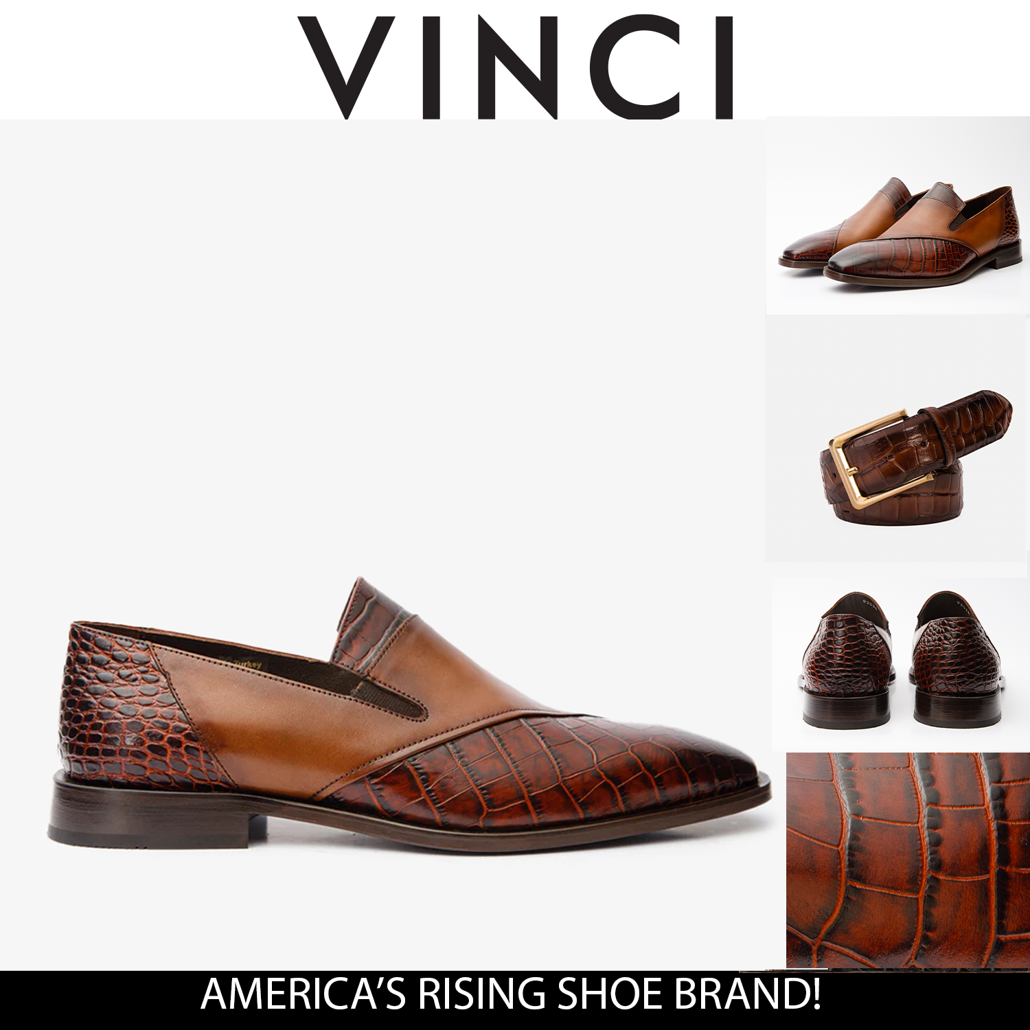 The Mississippi Tan Leather Loafer Shoe For Sale