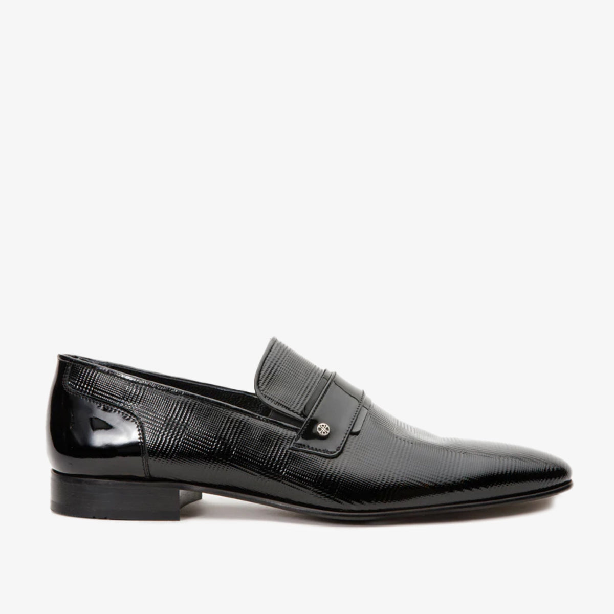 The Warsaw Shoe Black Leather Bit Loafer On Sale