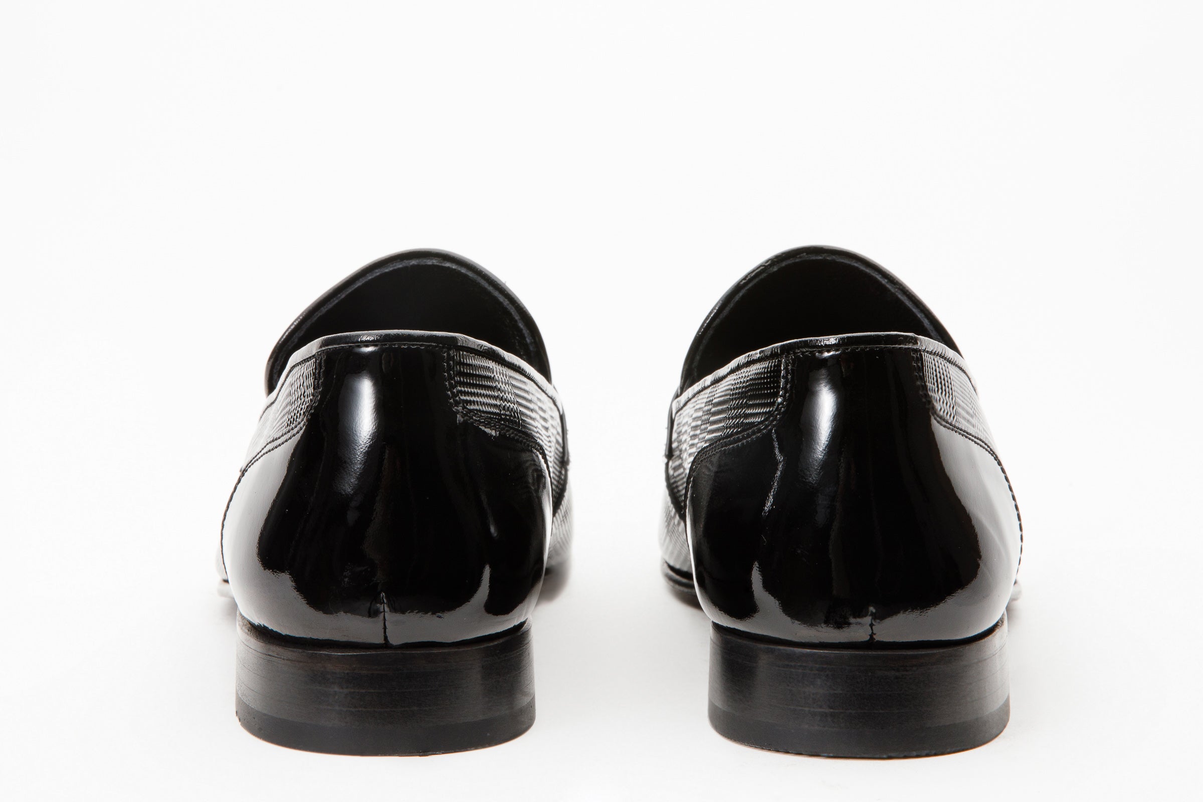 The Warsaw Shoe Black Leather Bit Loafer On Sale