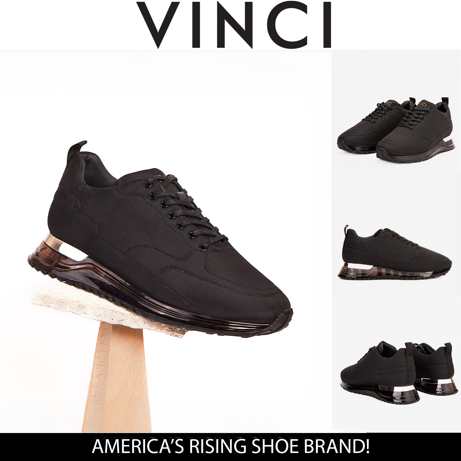 The Lexington Black Sneaker Exclusive Style