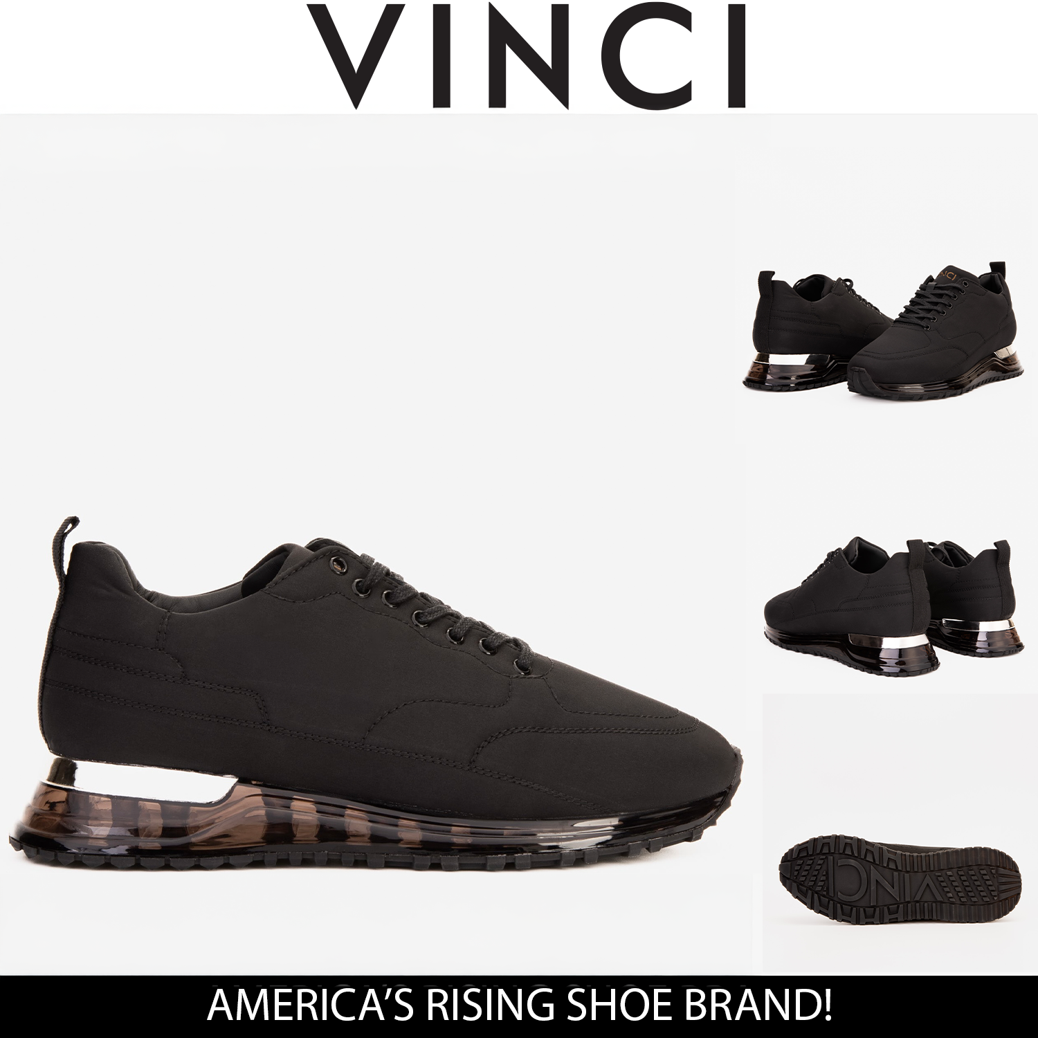 The Lexington Black Sneaker Exclusive Style