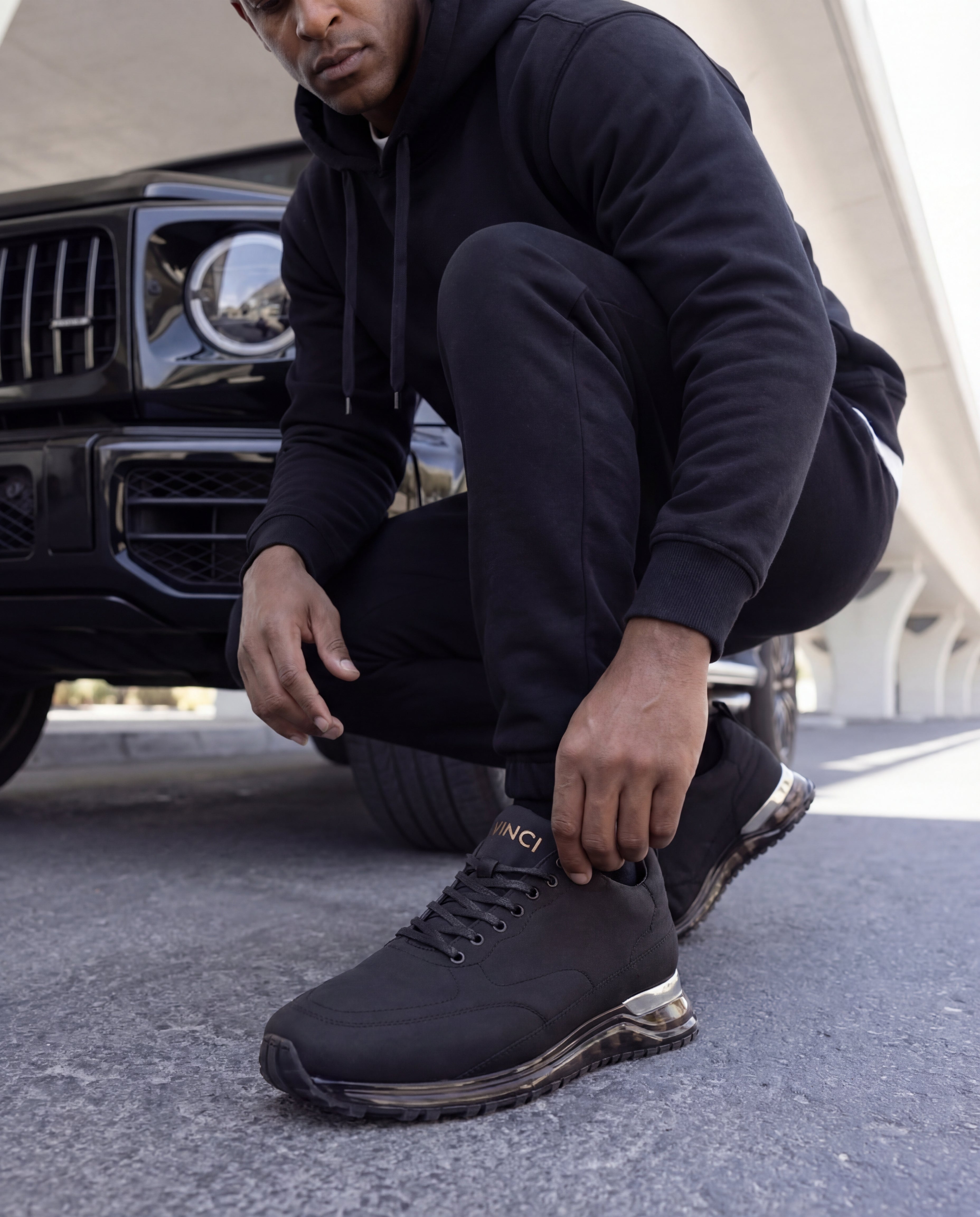 The Lexington Black Sneaker Exclusive Style