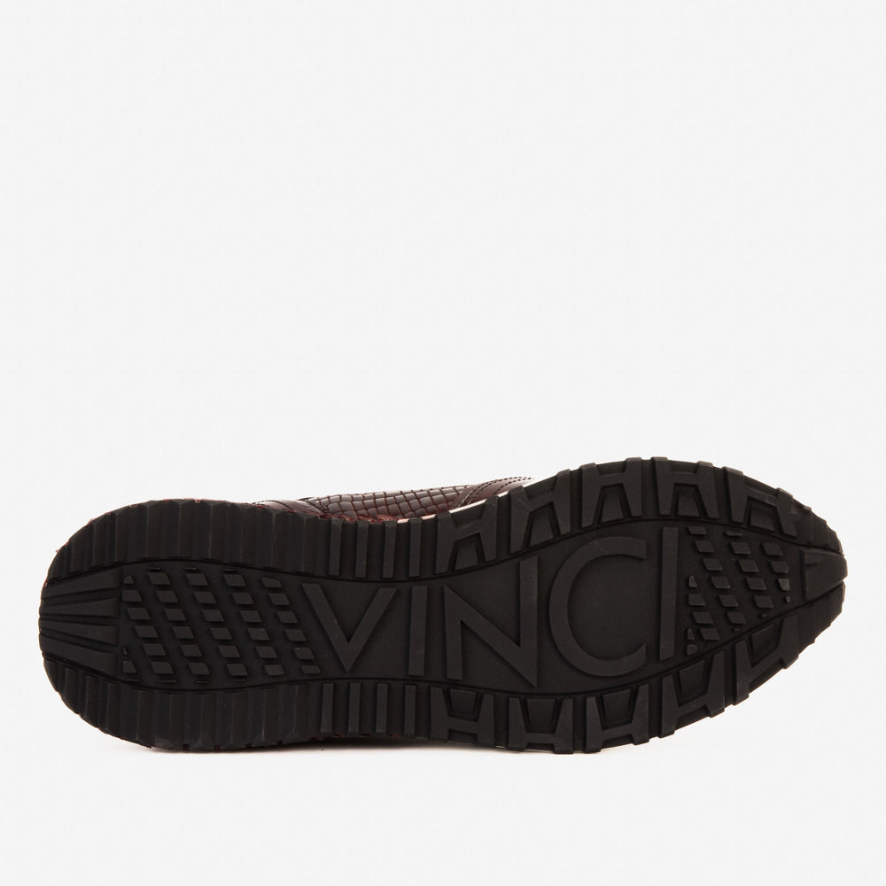 The Empire Burgundy Leather Sneaker Universal Fit