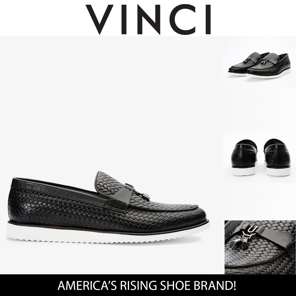 The Sperry Black Leather Tassel Loafer Shoe On Sale