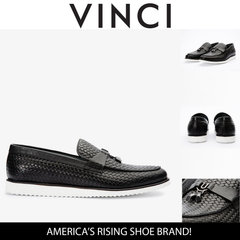The Sperry Black Leather Tassel Loafer Shoe On Sale