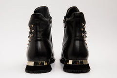 The Infanta High-Top Black Spike Leather Sneaker Limited Edition Exclusive Style