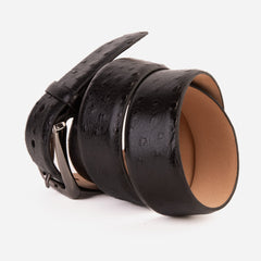 The Johannesburg Black Leather Belt All New