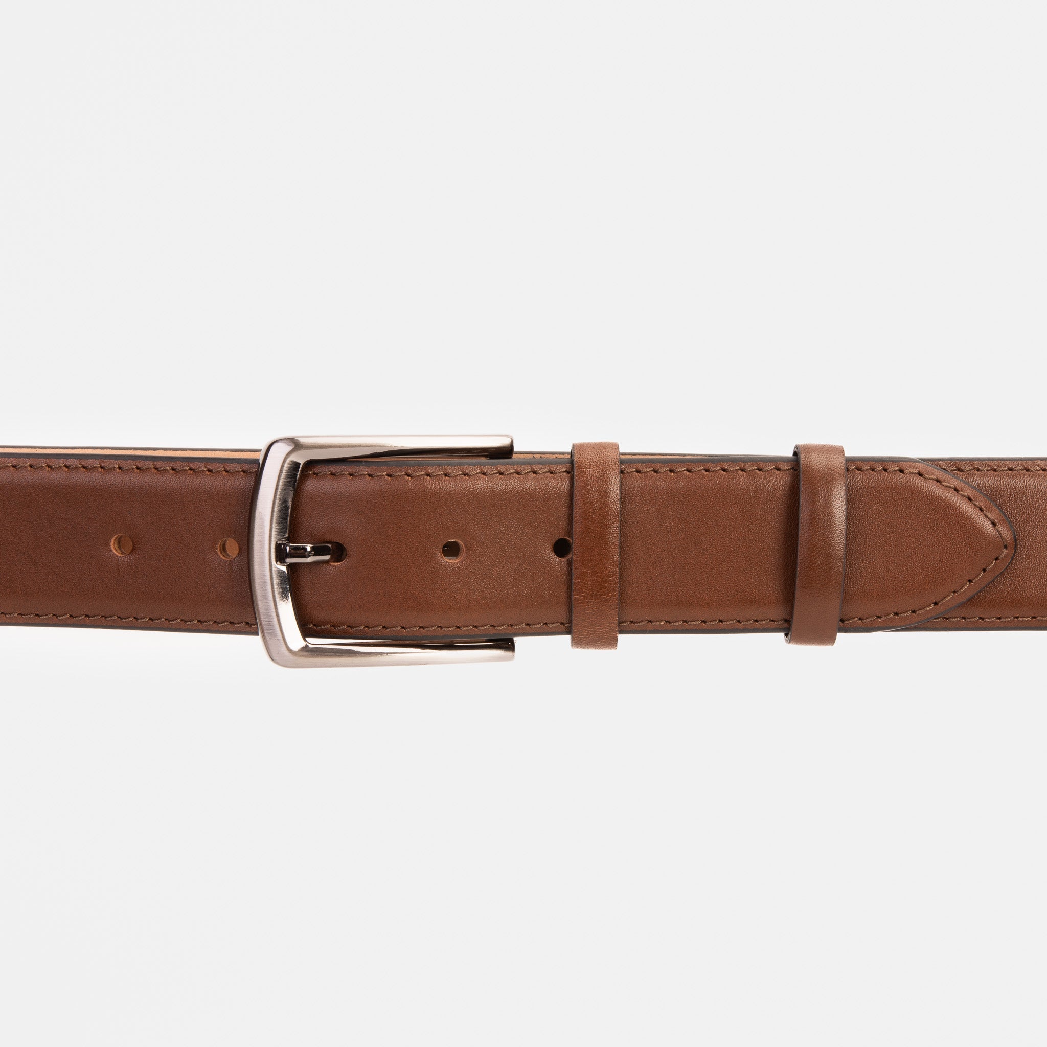 The Bogota Brown Calfskin Belt Exclusive Style