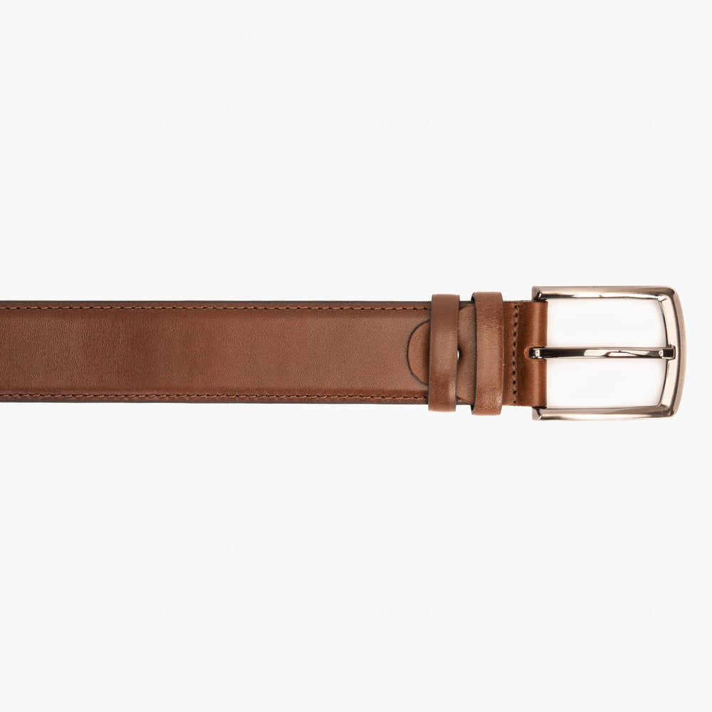The Bogota Brown Calfskin Belt Exclusive Style