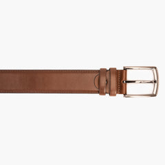 The Bogota Brown Calfskin Belt Exclusive Style