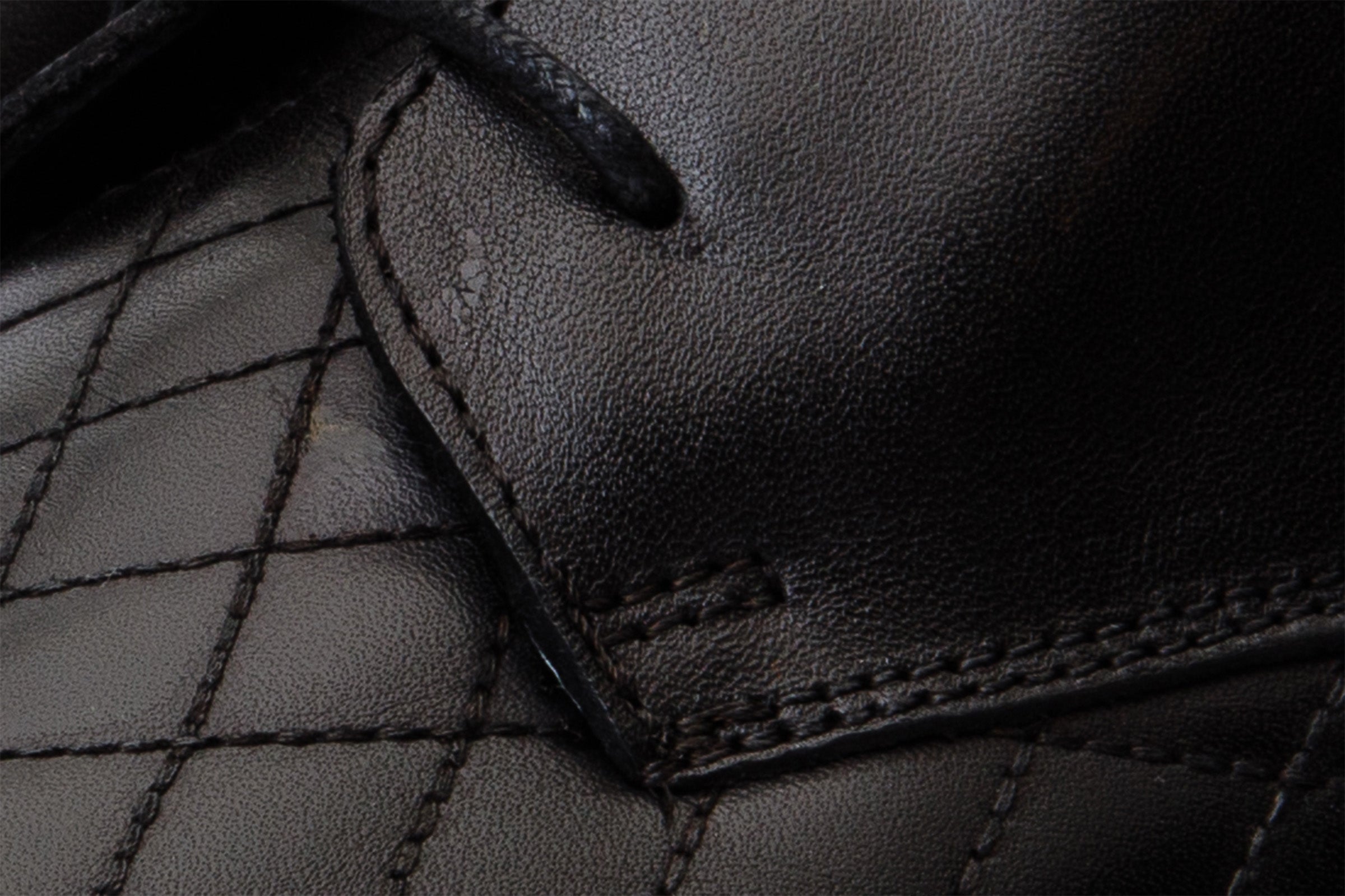 The Zeus Black Leather Lace-Up Boot with a Zipper On Sale