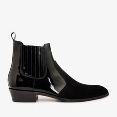 The Sorhag Black Suede Leather Dress Boot All New