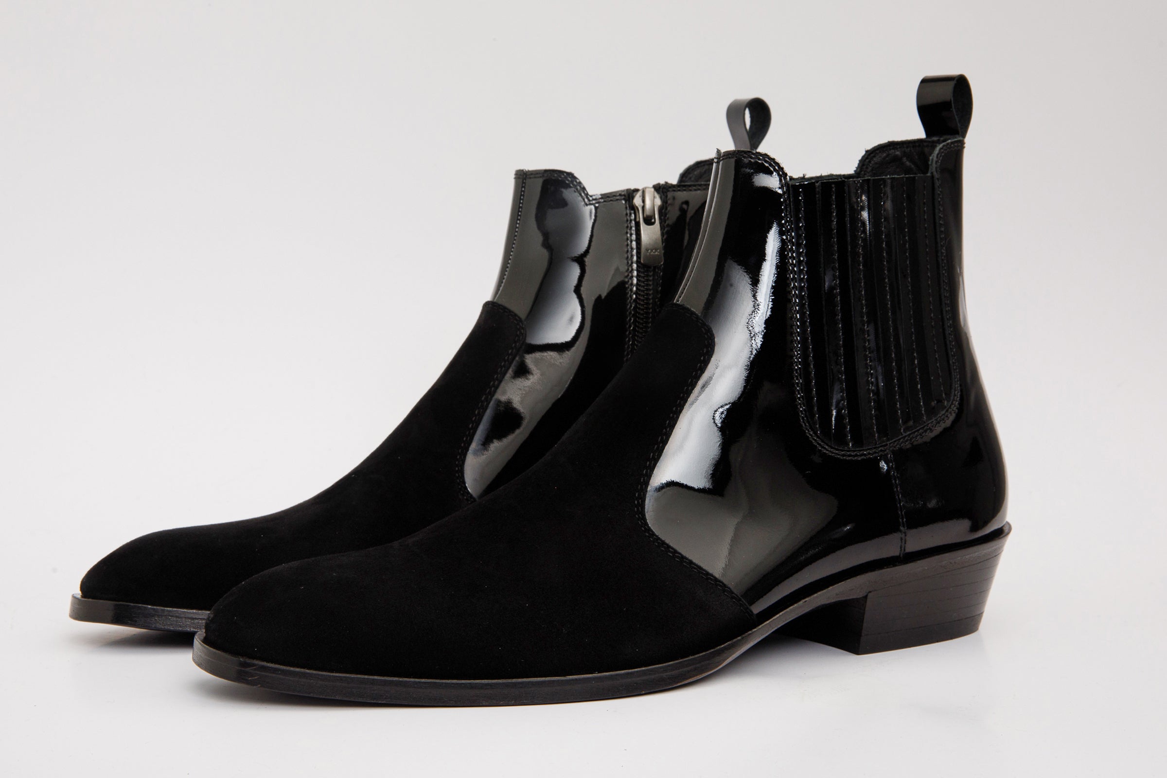 The Sorhag Black Suede Leather Dress Boot All New