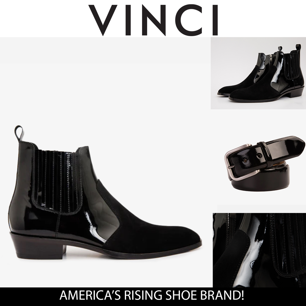 The Sorhag Black Suede Leather Dress Boot All New