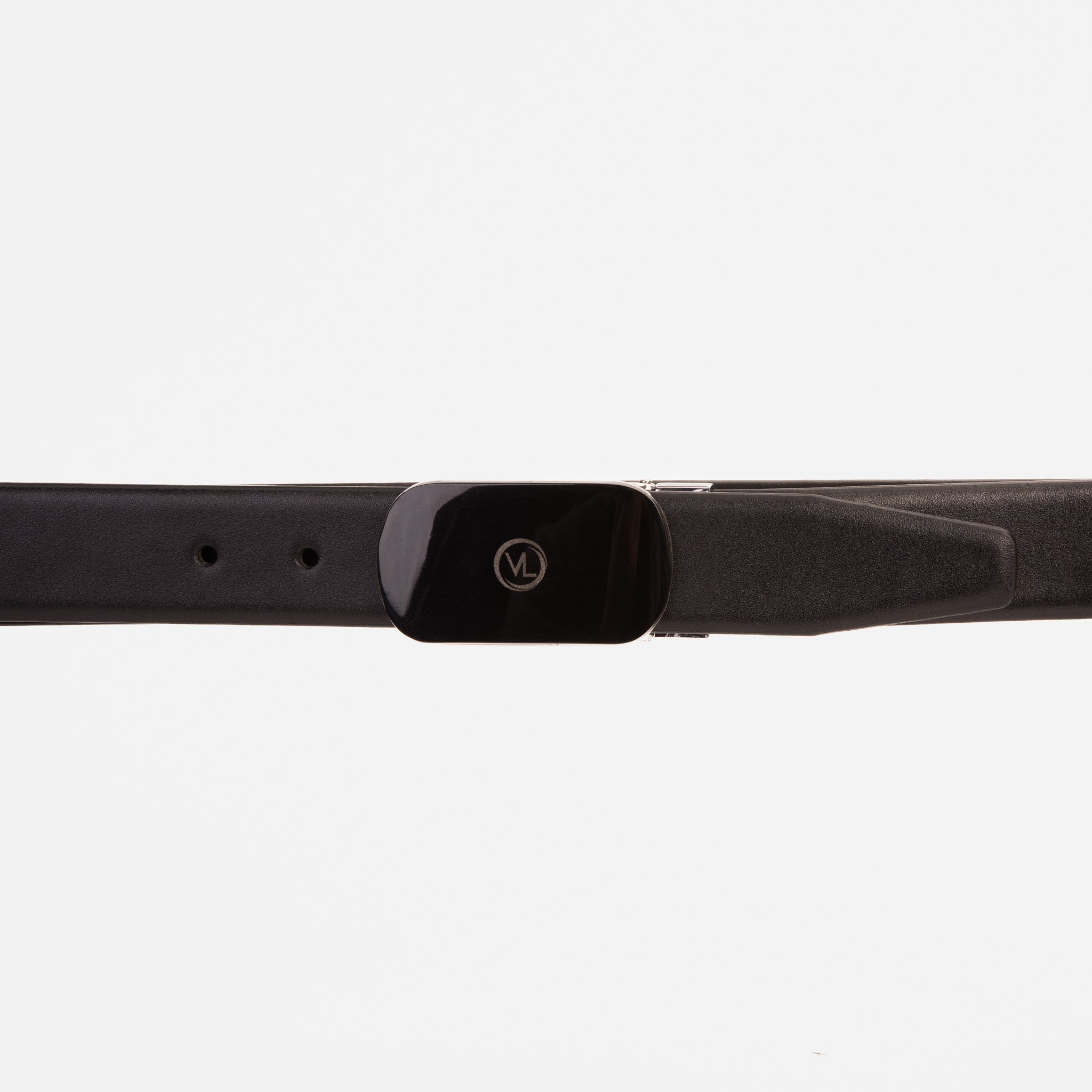 The Marzano Black Color Calfskin  Belt Fine Craftsmanship
