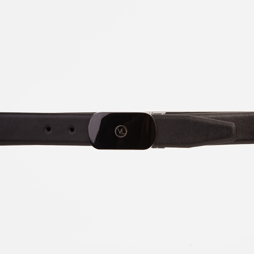 The Marzano Black Color Calfskin  Belt Fine Craftsmanship