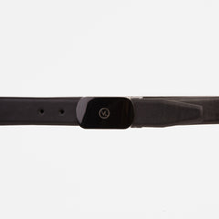 The Marzano Black Color Calfskin  Belt Fine Craftsmanship