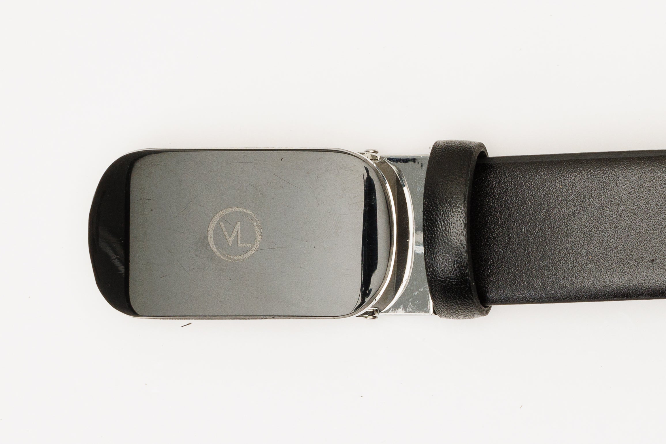 The Marzano Black Color Calfskin  Belt Fine Craftsmanship