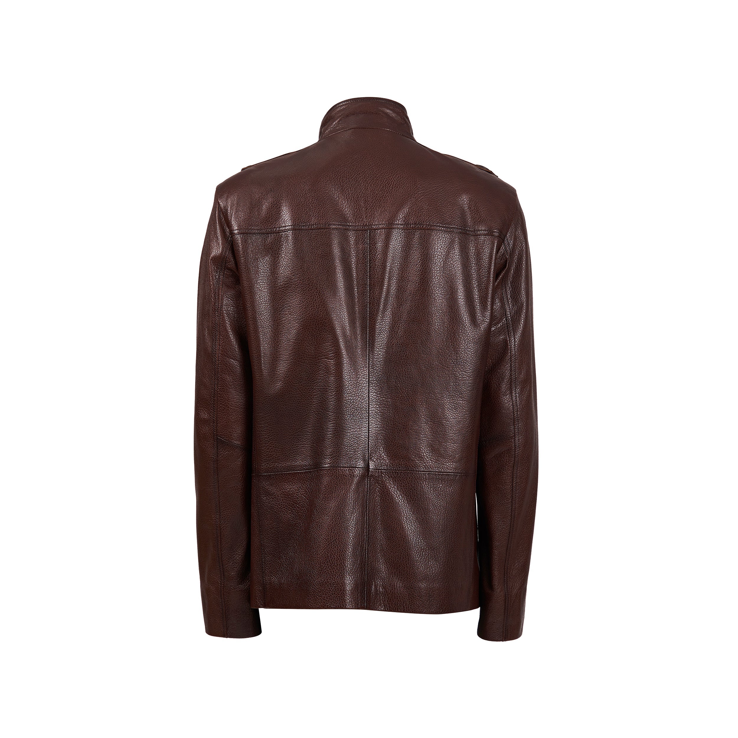 The Montclair Brown Leather Jacket On Sale